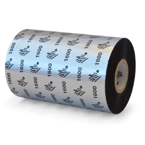 Zebra 1600 Wax - Nero - 110 mm x 450 m - nastro di stampa